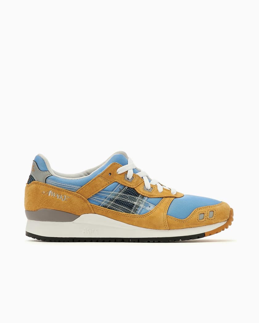Awake NY x Asics Gel-Lyte 3 OG Blue Yellow | 1201A568-400 | Grailify
